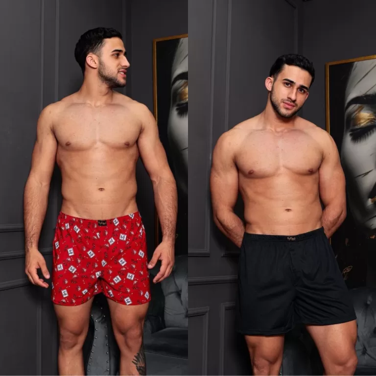 Kit 2 Pijamas Masculino Short Cueca Samba Canção