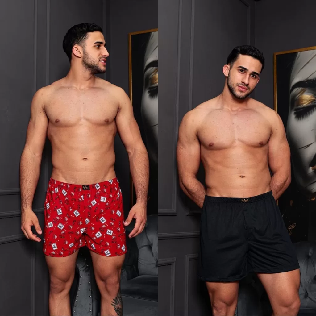 Kit 2 Pijamas Masculino Short Cueca Samba Canção Micro Fibra Fresquinho