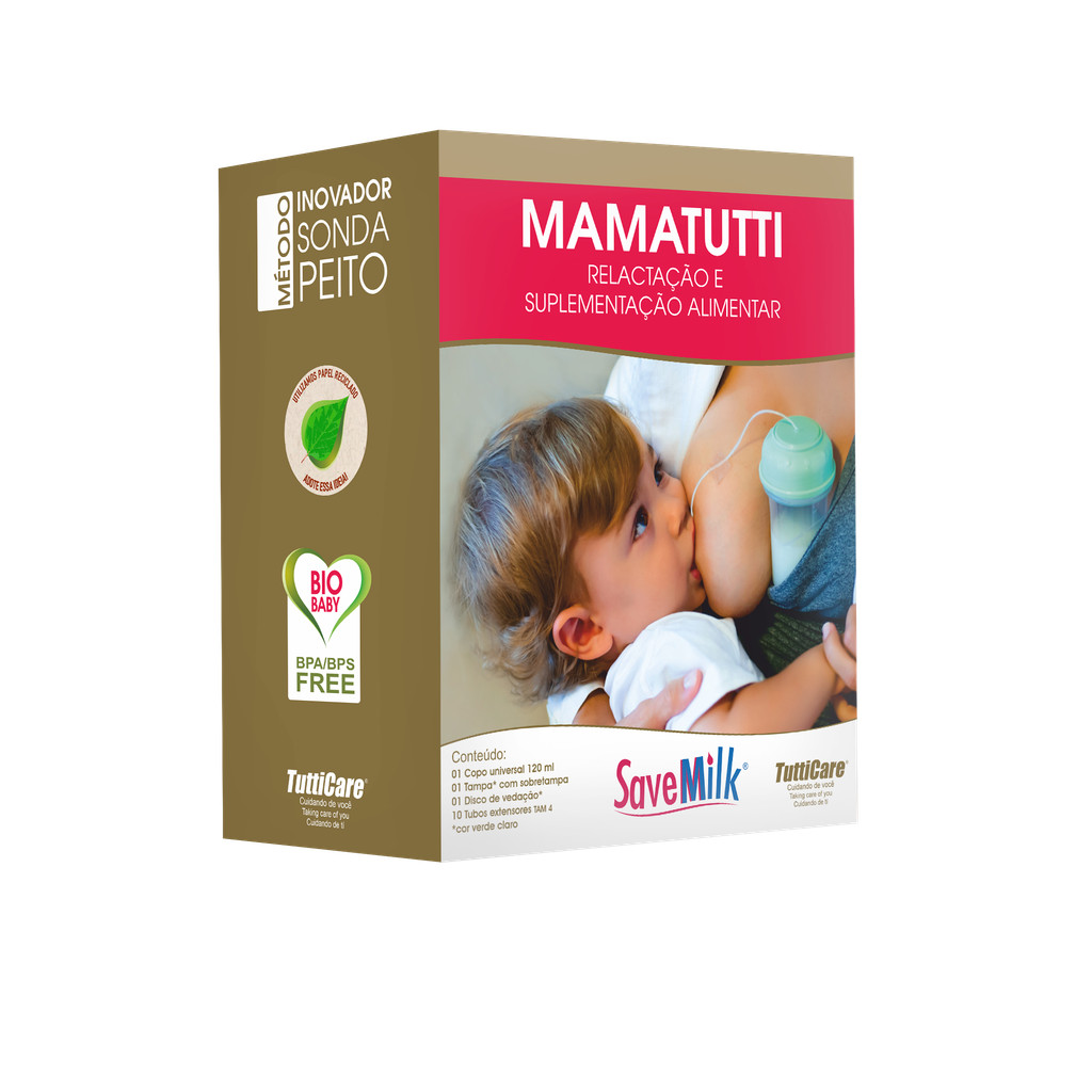 SaveMilk RELACTADOR MAMATUTTI com 10 tubos Tamanho 4
