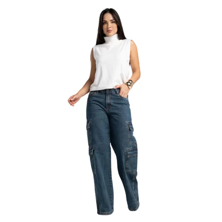 Calça John John Oversized Cargo Lyon