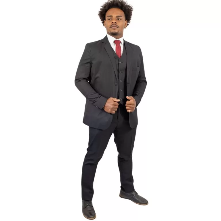 Terno Social Gabardine Masculino Moderno Alta Qual