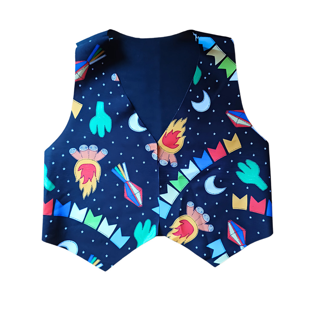 Colete Festa Junina Arraial Unissex Caipira M