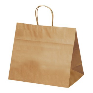 1 unidade Sacola de Papel Kraft Pardo Delivery Fun