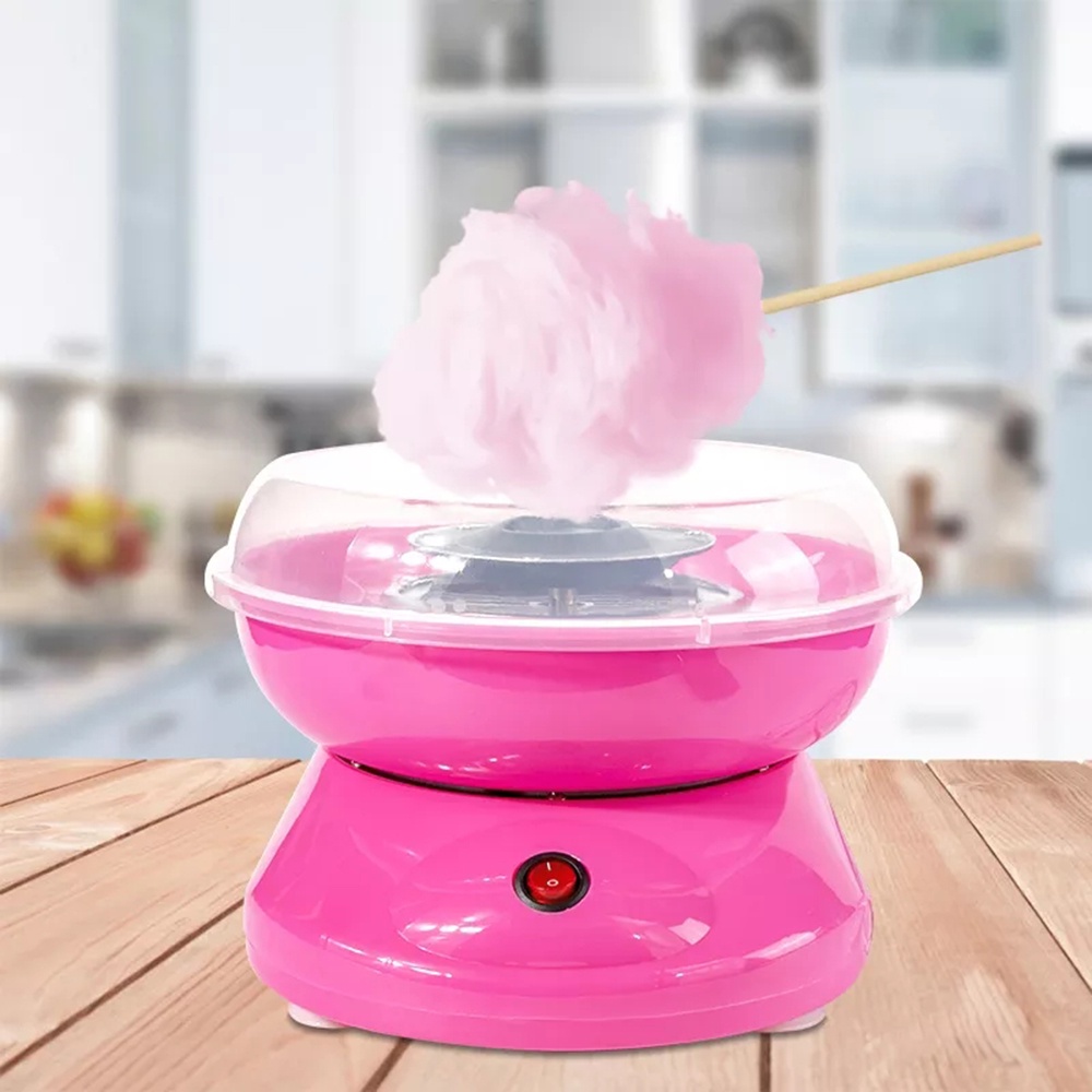 Mini Máquina Algodão Doce Elétrica Para Festa 110v Renda Extra Festas Evento Portatil Profissional