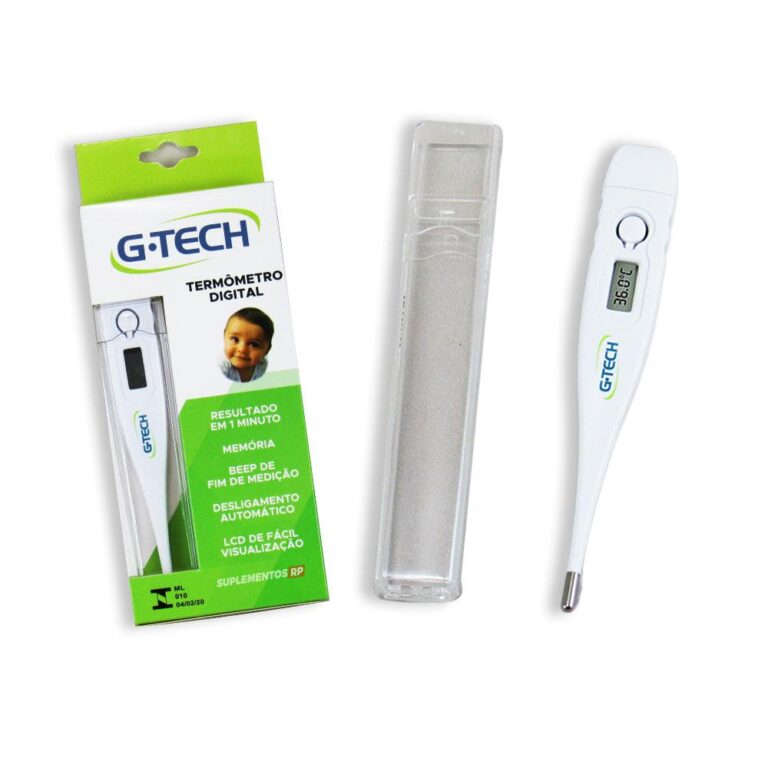 Termômetro Digital Clinico G Tech TH150 com Prote