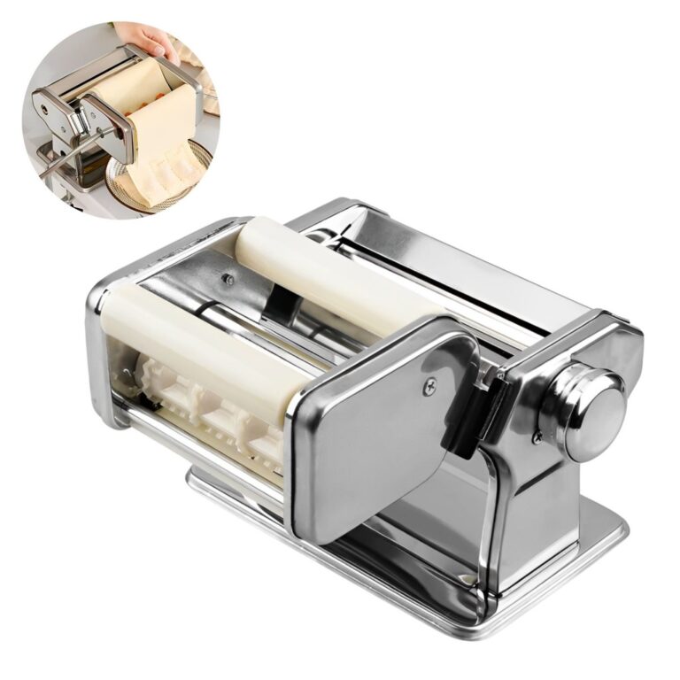 Maquina de massas caseiras em inox para abrir e mo