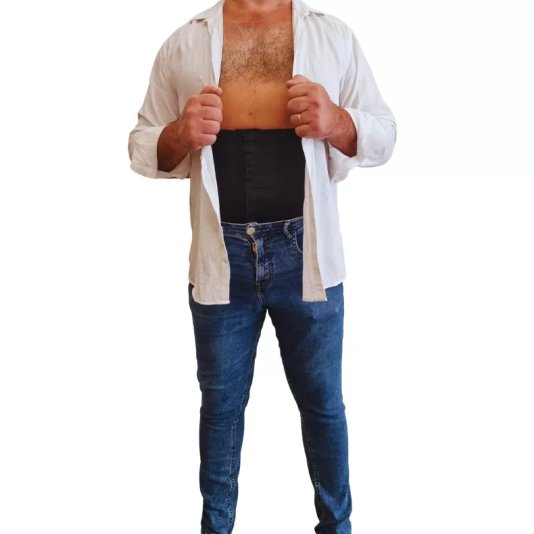 Cinta Abdominal Modeladora Masculina Reduz Barriga