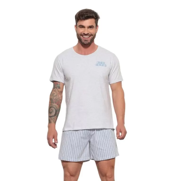 Pijama Masculino Manga Curta Better Together ̵