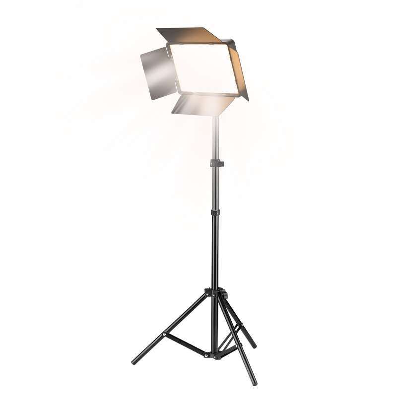Iluminação 50W Bicolor Estúdio Led Para Fotografia Video Com  Controle e Tripe 2,1 Metros RL900