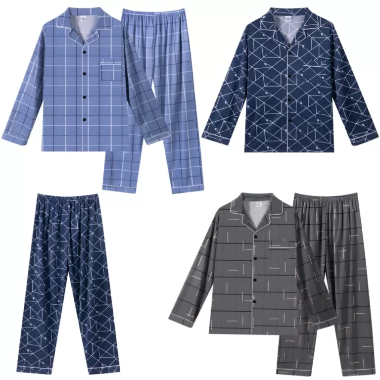 ZED Lingerie Pijama Masculino Manga longa Aberto C