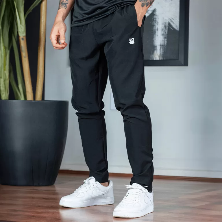 Calça Elast Fit Preta com Elastano Premium Ziper 