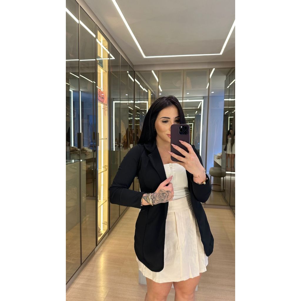 Blazer Feminino Luxo P M G Envio Rápido