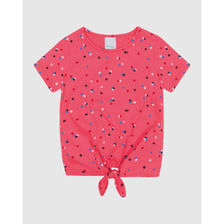 Blusa Listrada Meia Malha Menina Malwee Kids