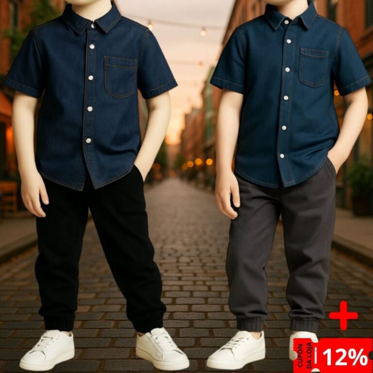Conjunto Infantil Menino  Tamanho 2 ao 8