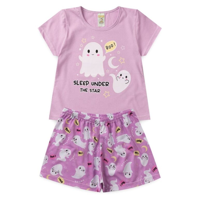 Pijama Infantil Feminino Verão Boo – Hey Ki