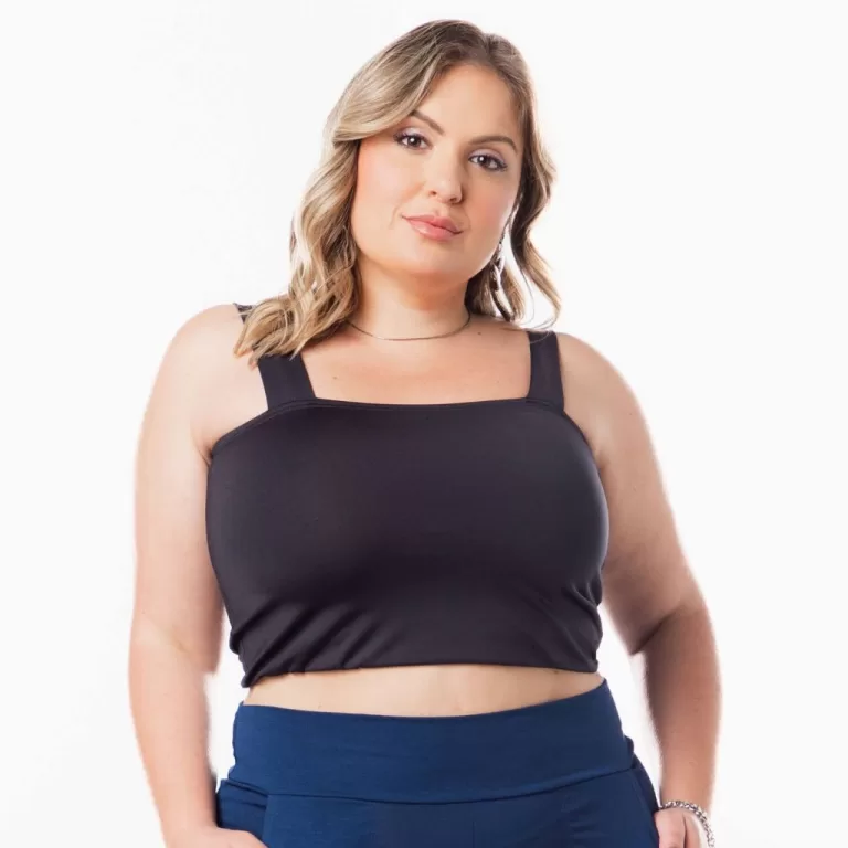 Top Cropped Suplex Com Alça Larga Feminino 1158-A