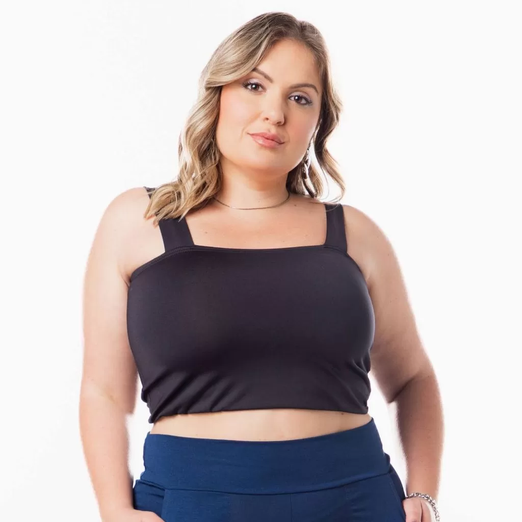 Top Cropped Suplex Com Alça Larga Feminino 1158-A