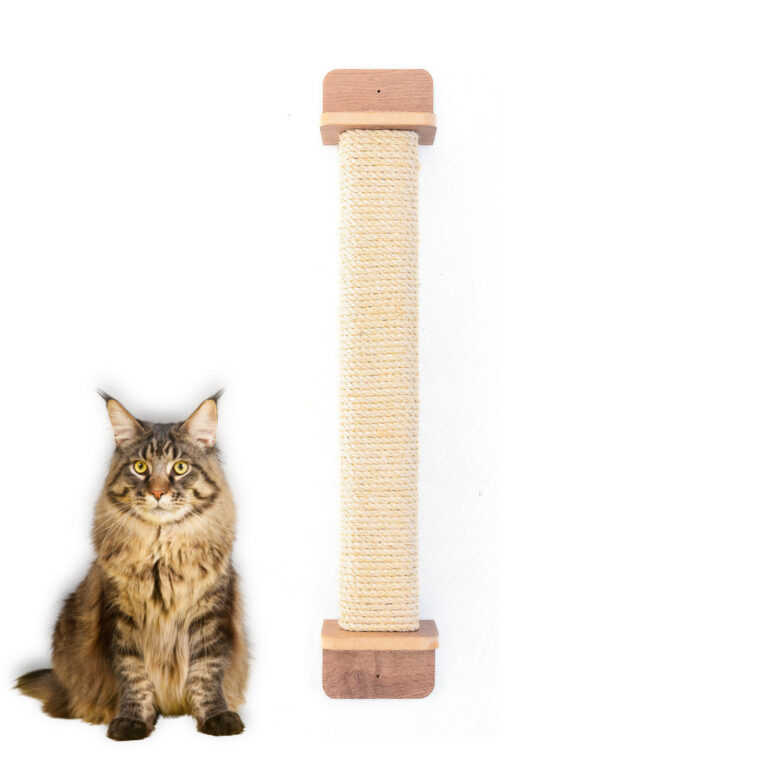 Arranhador Parede Vertical Poste 80cm P/ Gatos Sis