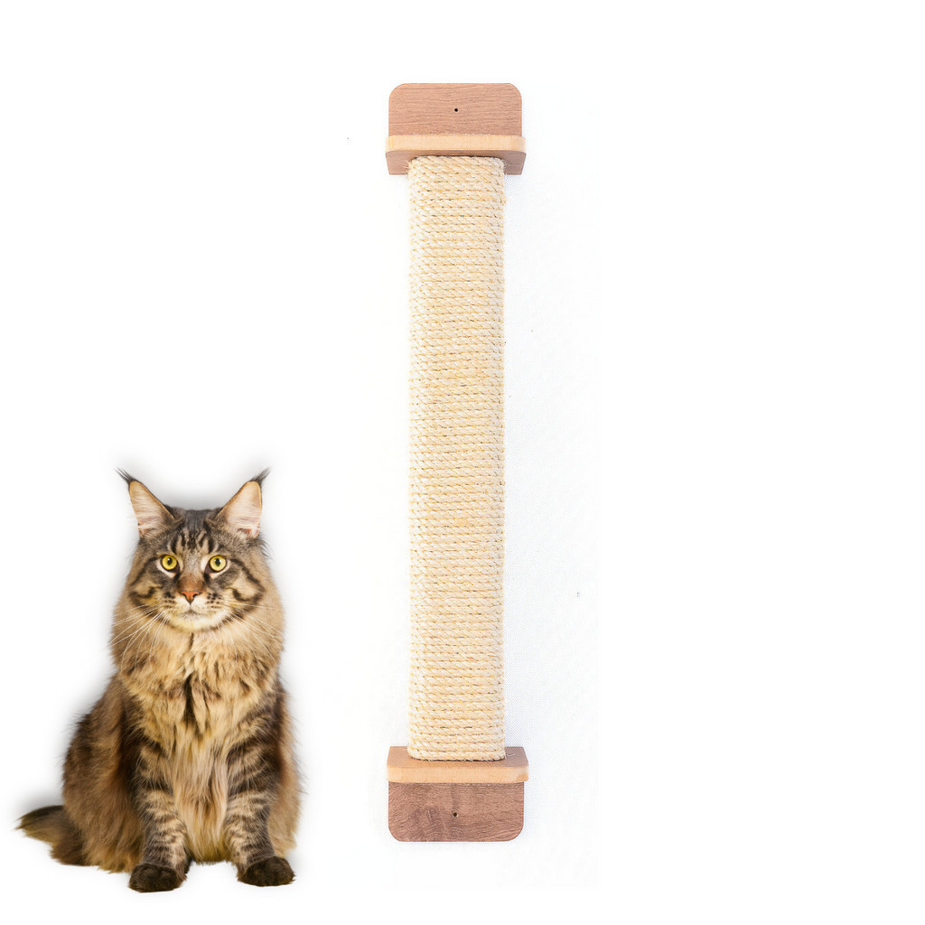 Arranhador de Parede Para Gatos Poste 80cm SISAL 8MM REFORÇADO PREMIUM Arranhador Gato Parede