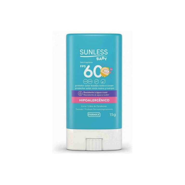 Protetor Solar Sunless Baby 60 fps Bastão para be