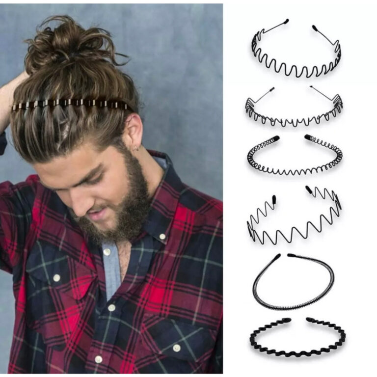 KIT 2 Tiaras de Ferro Arco Diadema Masculina Metal
