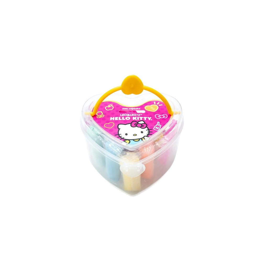 Massinha de Modelar Coração Hello Kitty – LeoELeo