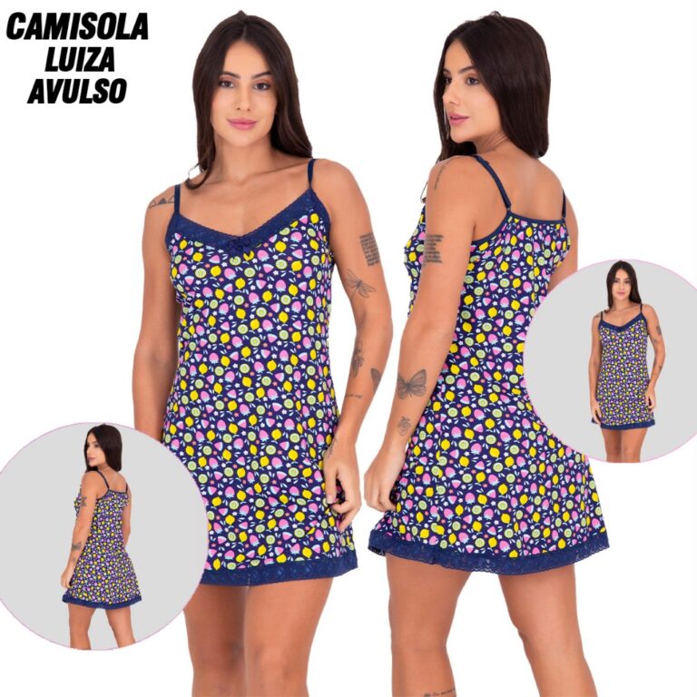 Camisola Feminina Microfibra Linha Noite