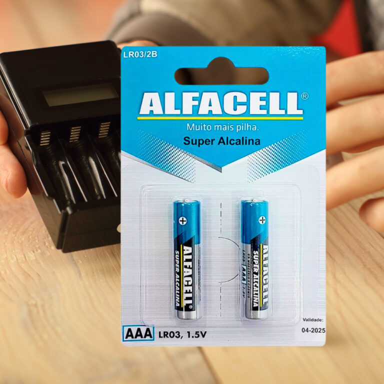 Unidades de energia Super Alcalinas AAA  Maior Dur