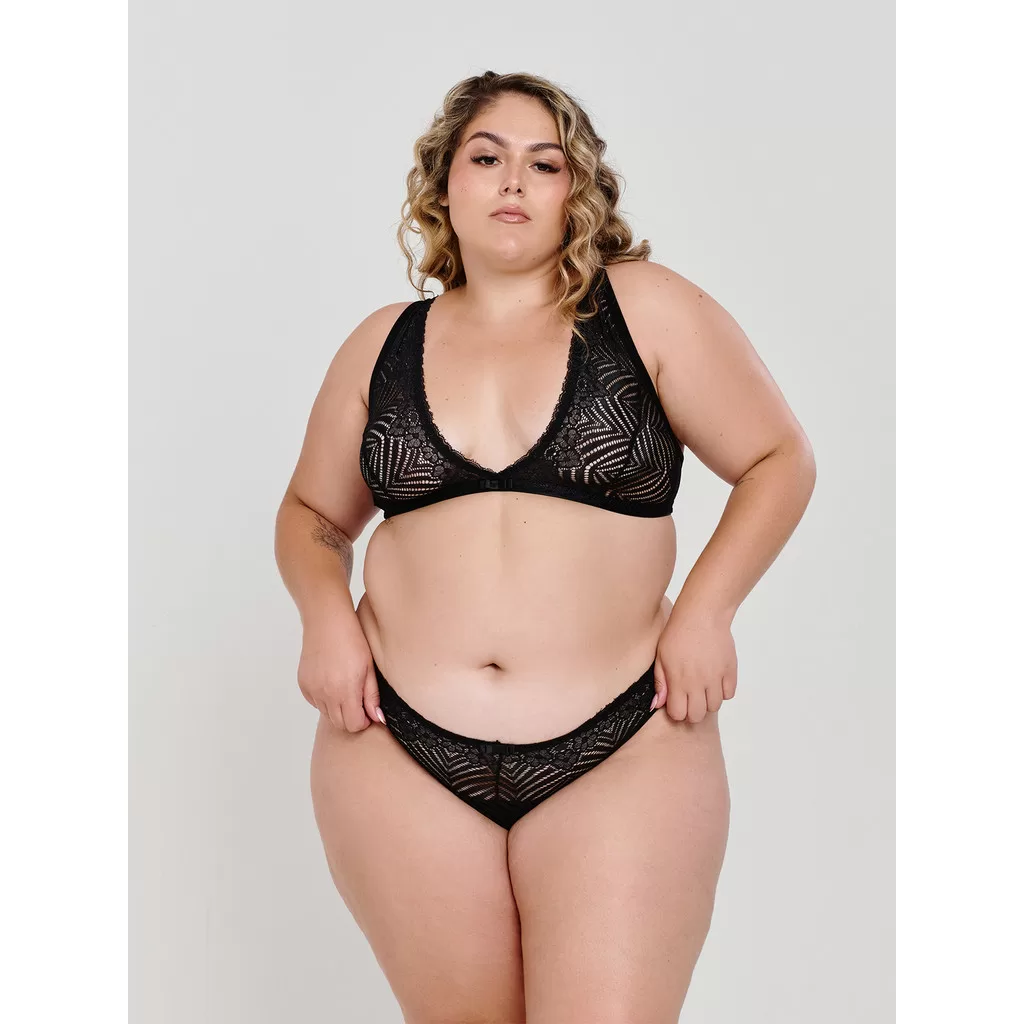 Conjunto de Renda Plus Size Sensual Conforto e Elegância