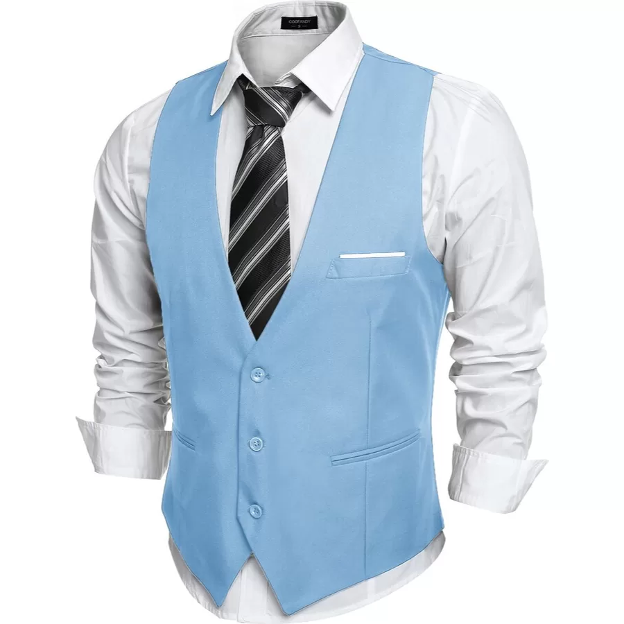 Colete Masculino Social Ajustável nas costas – Qualidade e Estilo