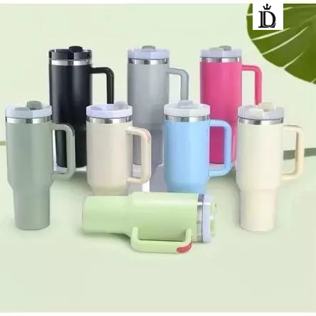 Copo Térmico Inox Alça Flip Straw SEM LOGO com c