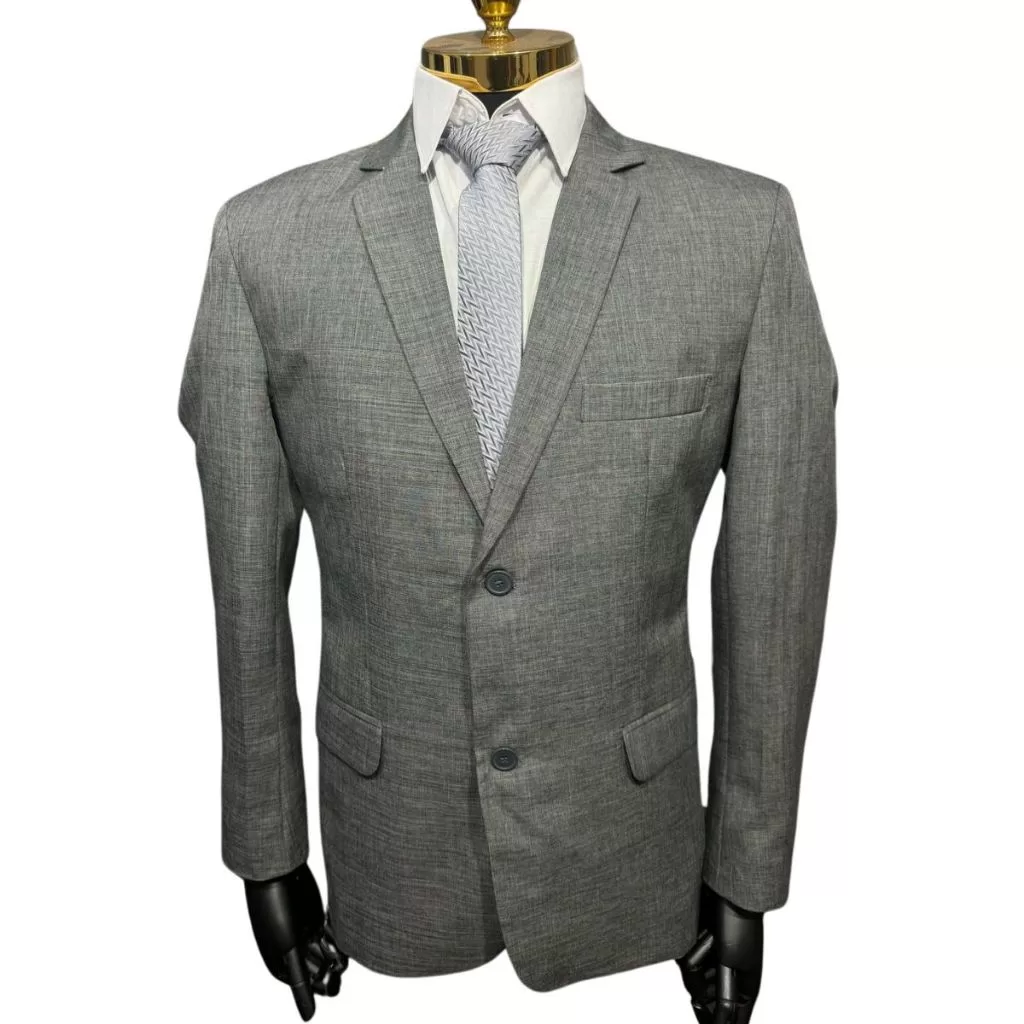 Terno Masculino Gabardine Slim Fit Preto Social Elegante Para Casamento ou Festa