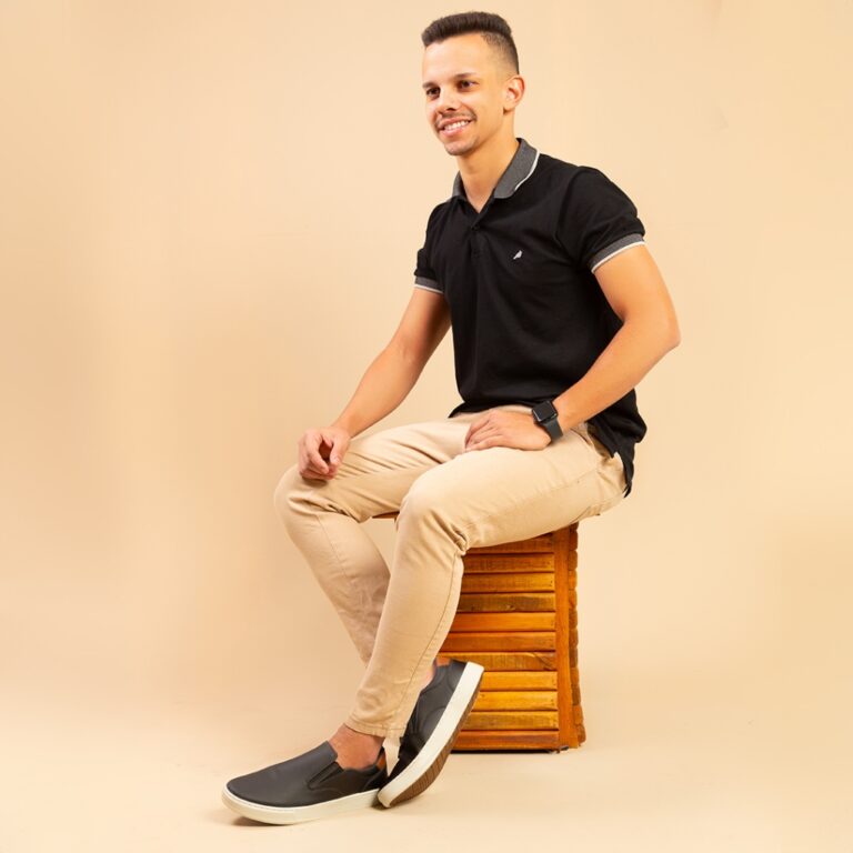 Sapatenis masculino tenis slip on casual + palmilh