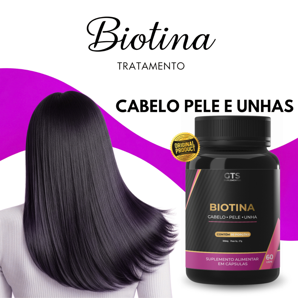 STD ANIGI Biotina Zinco 60 Cápsulas – 1 unidade