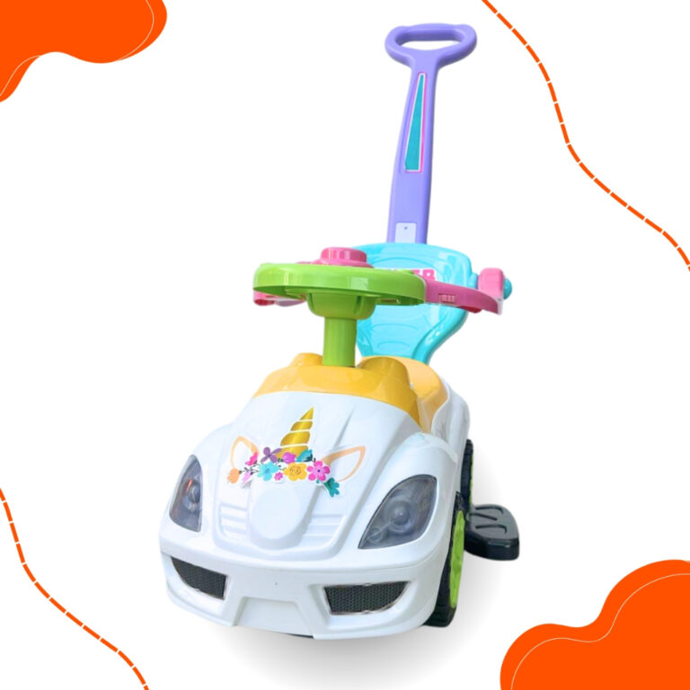 Carrinho de Passeio com Empurrador Unicórnio Mega