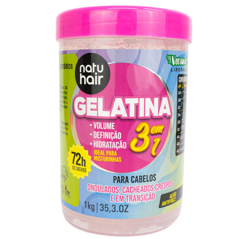 Gelatina Modeladora de Cachos 3 em 1-1KG Definiç