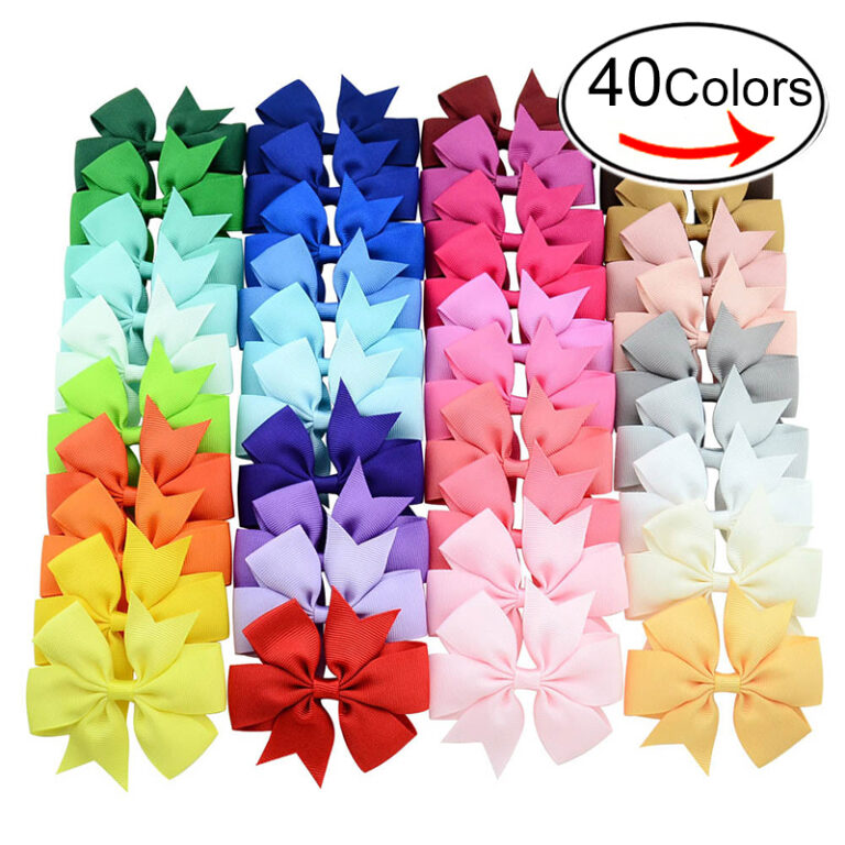 Lacos De Cabelo Infantil amarelo 8cm*8cm Presilha 