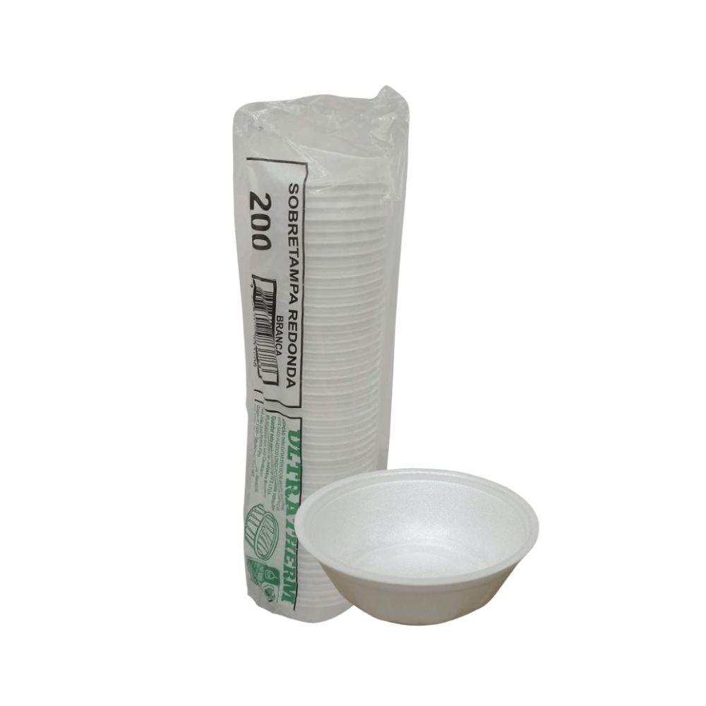 Pote de Isopor 200ml MR200 Ultratherm com 50 unidades