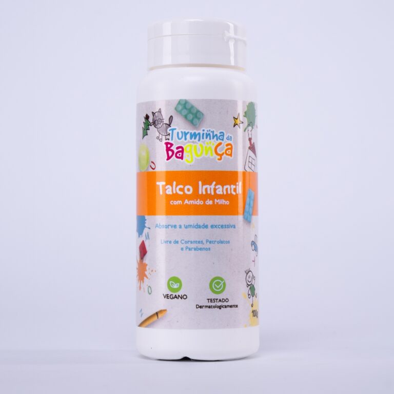 Talco Infantil TURMINHA DA BAGUNÇA 100 gramas Veg