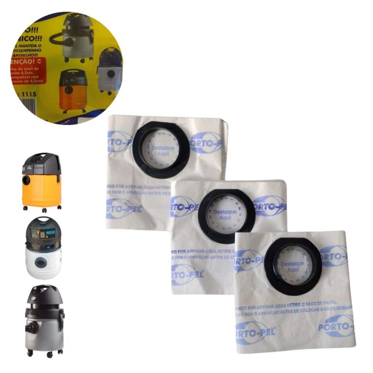 3 Sacos de Aspirador Modelos Black E Decker LAS110