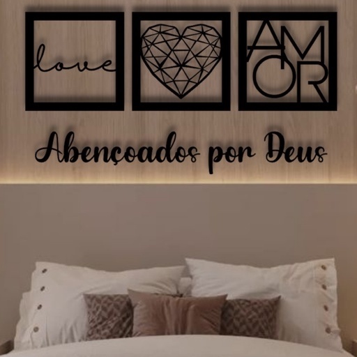 Kit Quadros Decorativos para Decoração de Quarto
