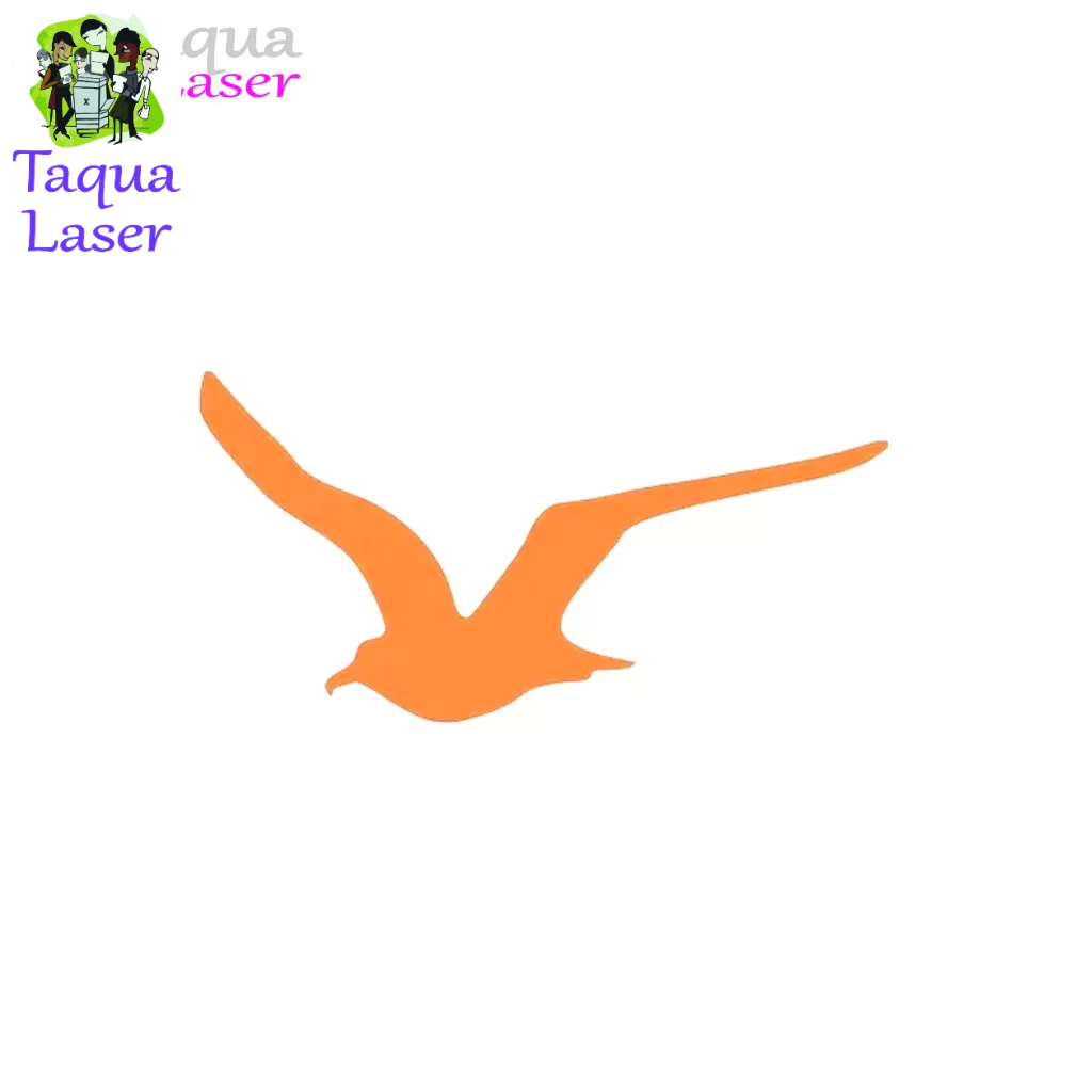 100 Apliques De Gaivota Voando Em Mdf Cru