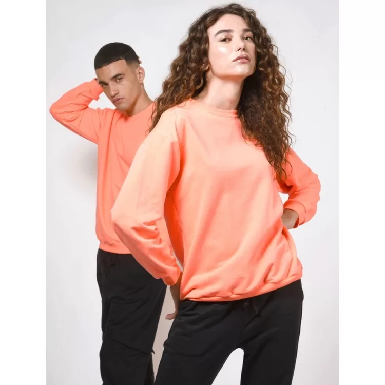Blusa Gola Careca Laranja Neon Unisex