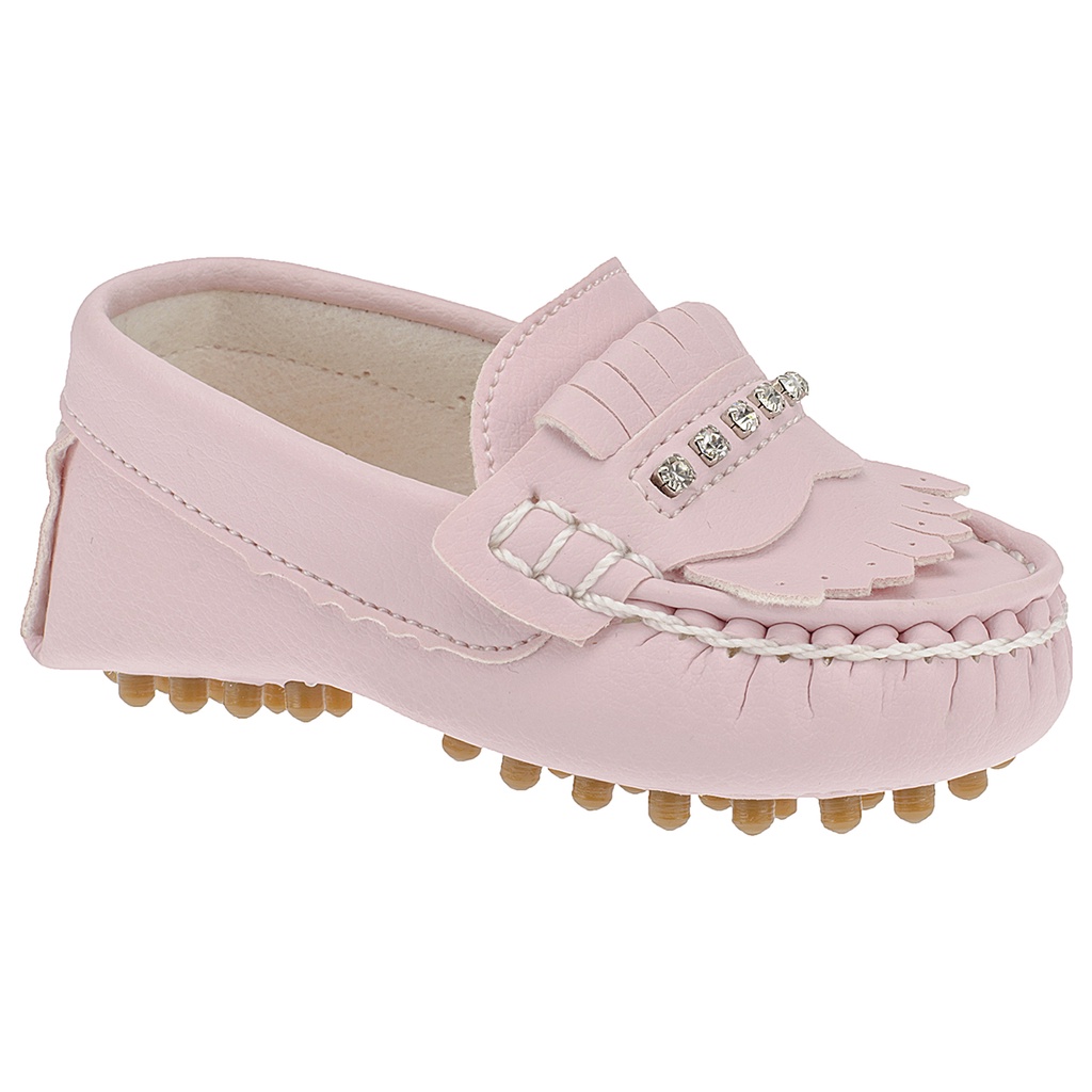 Sapato Infantil Menina Mocassim  Feminino Rosa 234 Dbrito