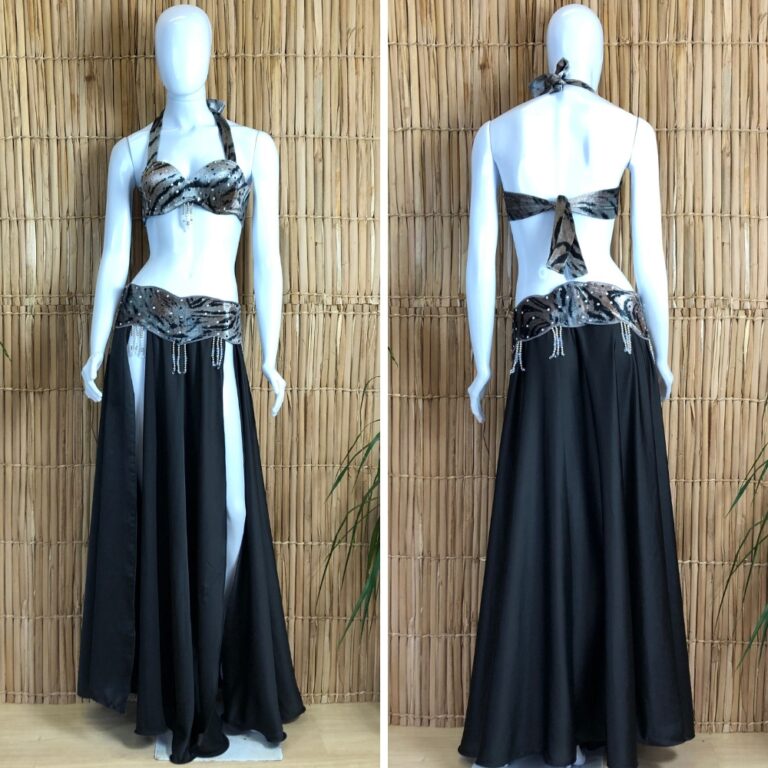 [Liquidação] Dança do Ventre Traje Bordado Comp