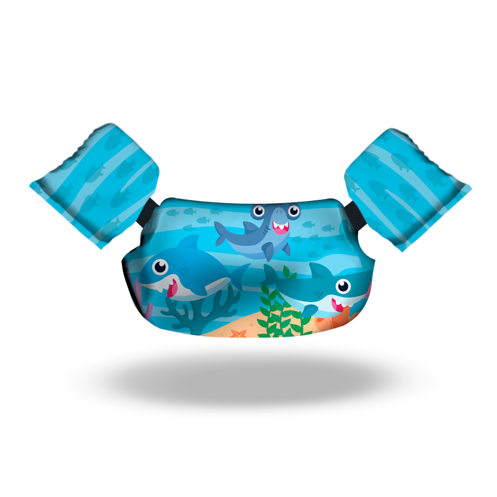 Colete Infantil Salva Vidas Braçadeira Menino Menina Boia Espuma