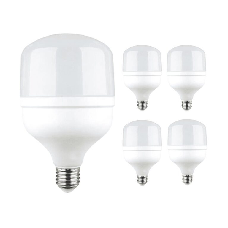 kit 5 Lâmpada LED Bulbo 40W Branco Frio 6500k