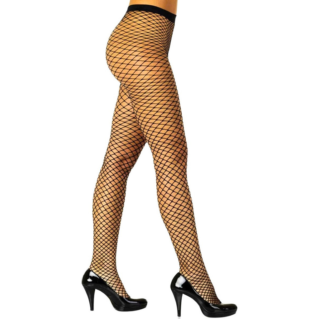 Meia-calça Arrastão Com Brilho /sem Strass Especial Carnaval