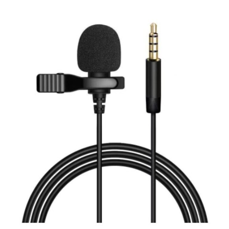 Microfone Lapela Mini JH-043 Clip Semi Profissiona