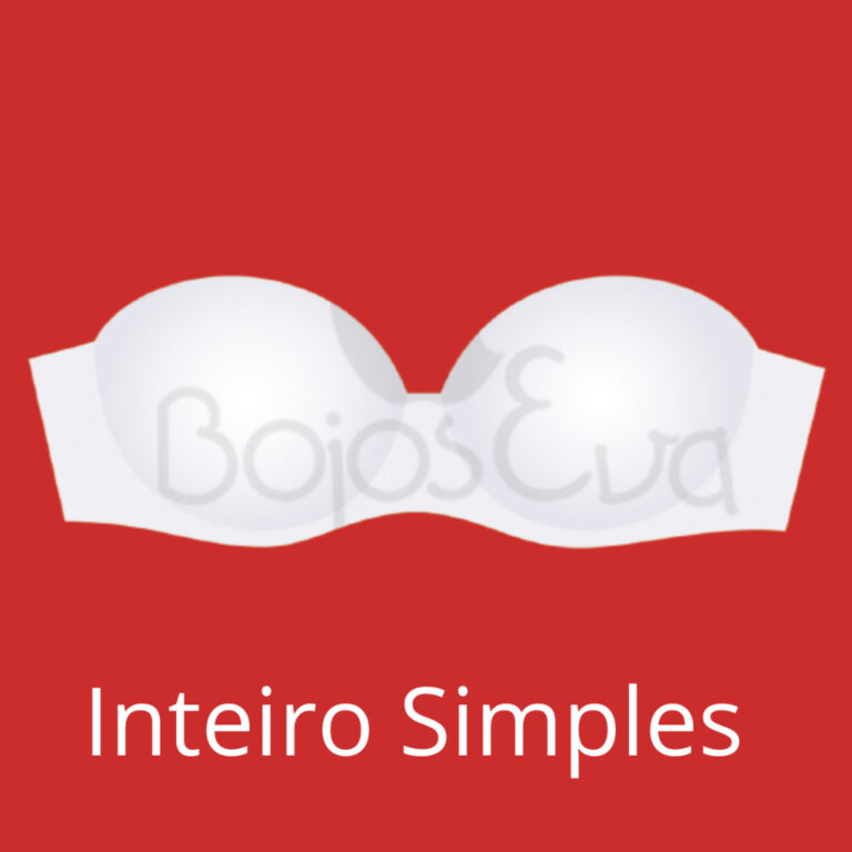 10 Pares de Bojo Inteiro Simples Costurável ̵